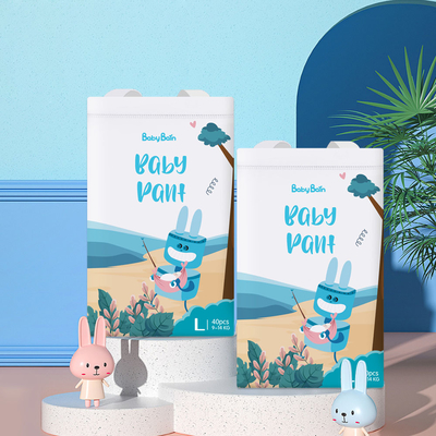 Penjualan Panas Harga Terjangkau Popok Bayi Film Bernapas Penyerapan Tinggi Popok Bayi Sekali Pakai