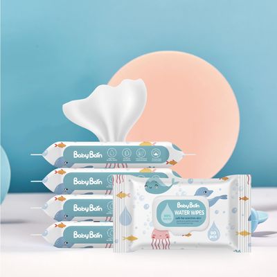 Label Pribadi yang Disesuaikan, Handuk Basah Terkompresi, Pembersih Dorong Sekali Pakai Ajaib