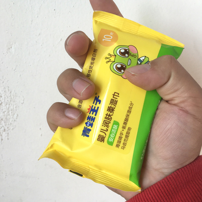 Tisu Basah Bayi Katun Kustom Membersihkan Sangat Lembut