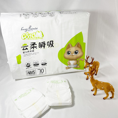 Kain Sekali Pakai Biodegradable Bahan Katun Cetak Warna PE