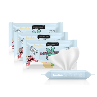 Organik 99% Air Bayi Tisu Basah Label Pribadi Kain Non Woven