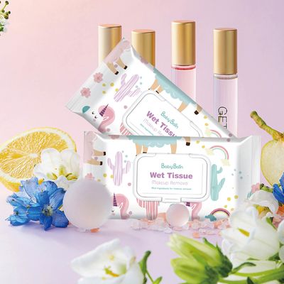 Baby Disposable Wet Wipes Lid Ro Water Bahan Kain Non Woven