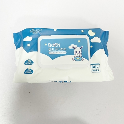Air Murni Membersihkan Tisu Bayi Sekali Pakai Tisu Basah Bebas Alkohol Bebas Pewangi