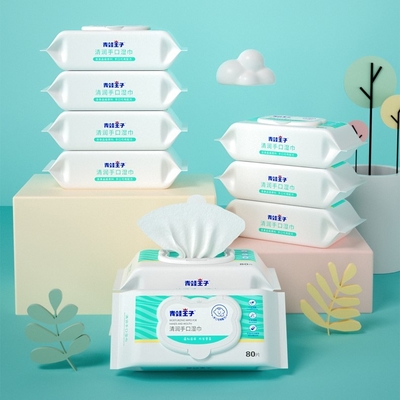 Lembut dan menyegarkan Tisu Air Tanpa Wewangian Grosir Tisu Basah Bayi Sensitif