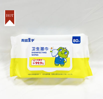 Spunlace Non Woven Fabric Disposable Wet Wipe For Kids Dewasa