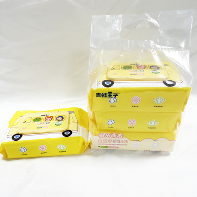 99,5% Air Tisu Basah Jari Wajah Tisu Bayi Untuk Tisu Basah Bayi
