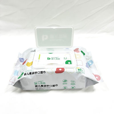 Harga Grosir Spunlace Nonwoven Baby Wet Wipes polyester viscose material Embossed Fabric produsen tisu basah