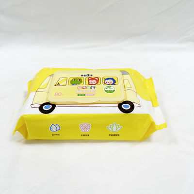 Tisu Basah Tisu Basah Perawatan Pribadi yang Disesuaikan dari bambu organik untuk pembersihan bayi