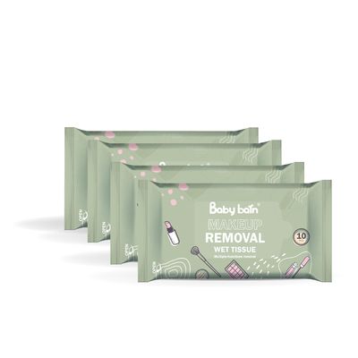 Grosir Feminin gaya terbaru Make up wipe Penghilang Makeup Lembut Organik Tisu Basah Tisu Pembersih Wajah untuk wanita