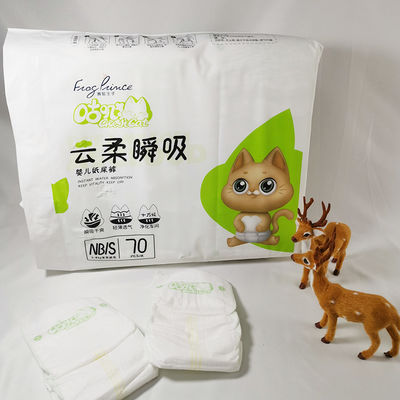 Pembuatan OEM 100 serat bambu sekali pakai celana popok bayi alam popok