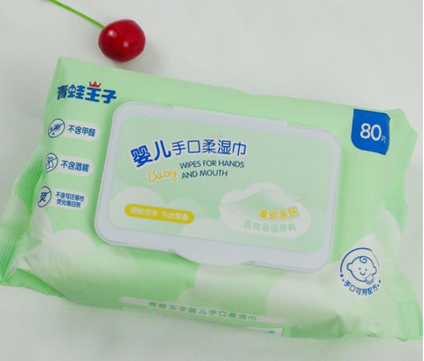 Tisu Basah Bayi Kustom, Sampel Air Gratis, Tisu Basah Bayi Organik