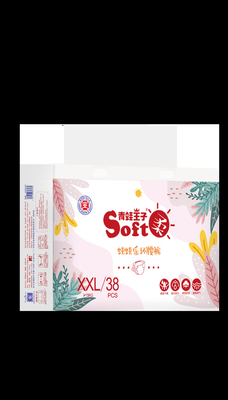 Pabrik besar memproduksi stocklot popok bayi sekali pakai berkualitas tinggi semua ukuran popok bayi dalam bal buatan China