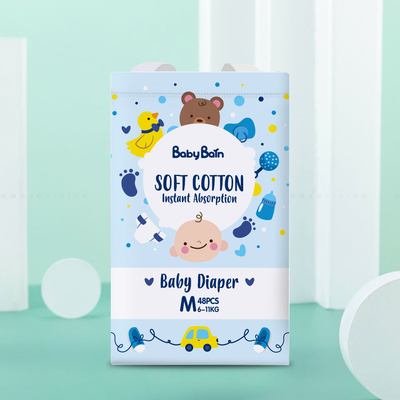 grosir private label kualitas tinggi popok sekali pakai kapas bayi murah