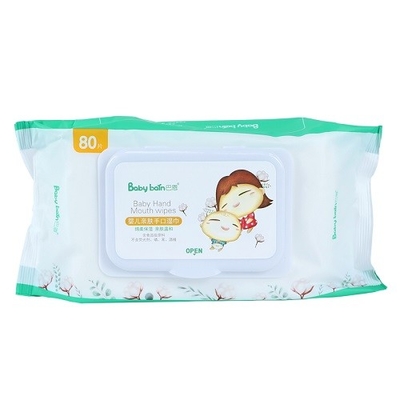Kotak Dan Tas Kemasan Pembersih Kulit Bayi Tisu Basah Sekali Pakai Berwarna-warni