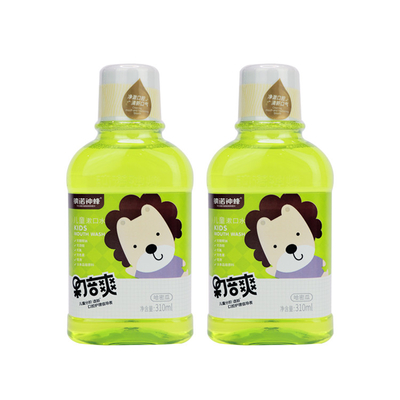 Transparan 310 ml Botol Buah Melon Rasa Obat Kumur Anak-anak Perawatan Mulut