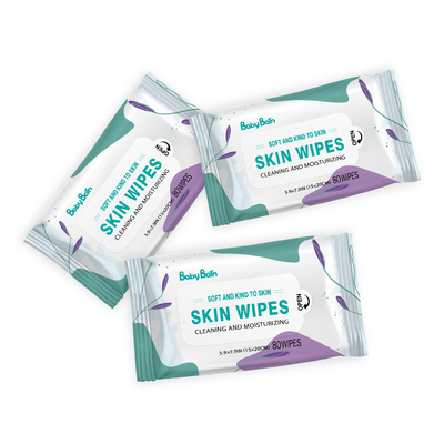 Bebas Alkohol Anak-anak Dewasa Makeup Remover Tisu Basah Pembersih Kapas