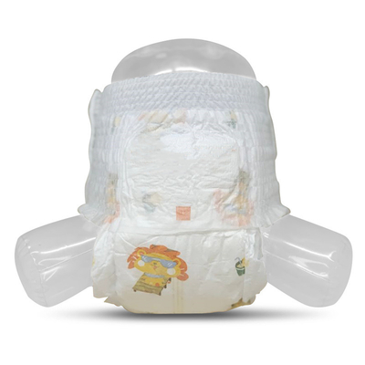 Kain Non Woven Menarik Popok Bayi Sekali Pakai Dengan Pinggang Elastis 360°