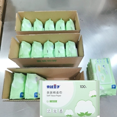 Pembersih Wajah Perawatan Kulit Non Woven Tisu Basah Tisu Kering Untuk Bayi