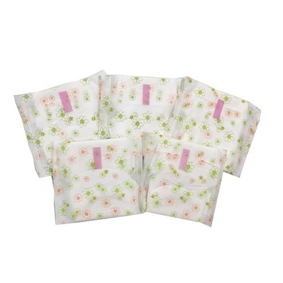 Anti Bakteri 2g Wanita Sanitary Napkins Airlaid Core Winged Cotton