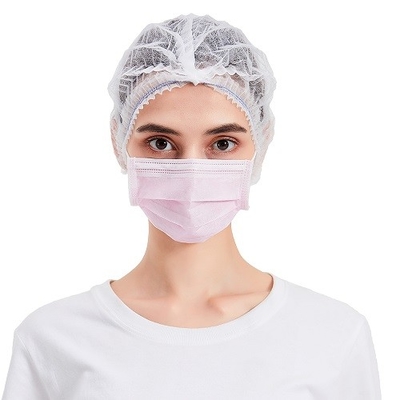 OEM Earloop Disposable Face Mask Nonwoven Plastic Covered Aluminium
