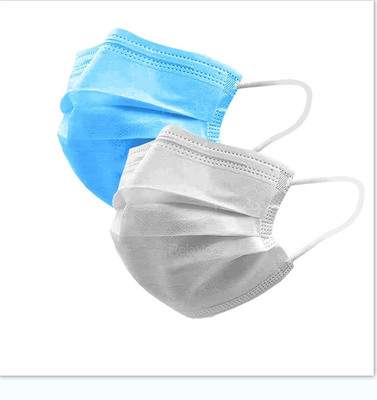 Masker Wajah 3 Ply Masker Medis Kain Non Woven Disinfeksi Sinar UV
