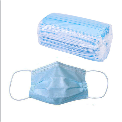 Masker Wajah 3 Ply Masker Medis Kain Non Woven Disinfeksi Sinar UV
