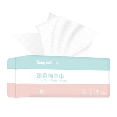 Wewangian yang Dibuat Khusus Satu Kali Membersihkan Tisu Kering Sekali Pakai Fluff Pulp