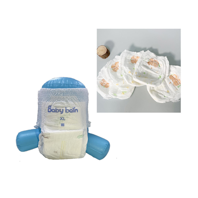 Kain Non Woven Menarik Popok Bayi Sekali Pakai Dengan Pinggang Elastis 360°