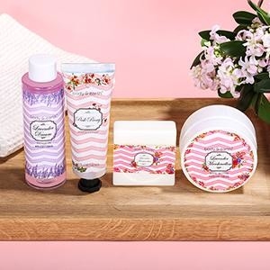 Body Butter Hand Cream Shower Gel Minyak Pijat Bath Bar Shower Gel Gift Set OEM