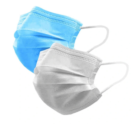 Pengait Telinga Kelas Farmasi Masker Wajah Sekali Pakai Pengait Telinga Elastis 17.5x9.5cm