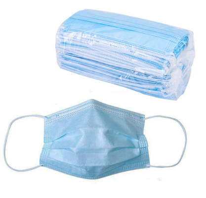 Pengait Telinga Kelas Farmasi Masker Wajah Sekali Pakai Pengait Telinga Elastis 17.5x9.5cm