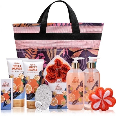 Home Hotel Travelling Spa Shower Gel Gift Set Set Kado Mandi Alami