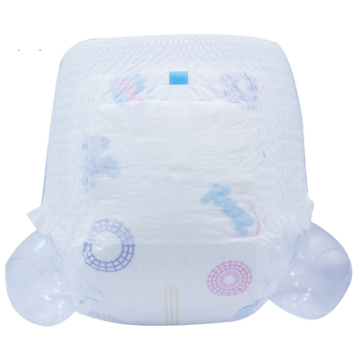 OEM Disposable Baby Pull Up Pants Popok Dengan Saluran Pencegahan Kebocoran 3D