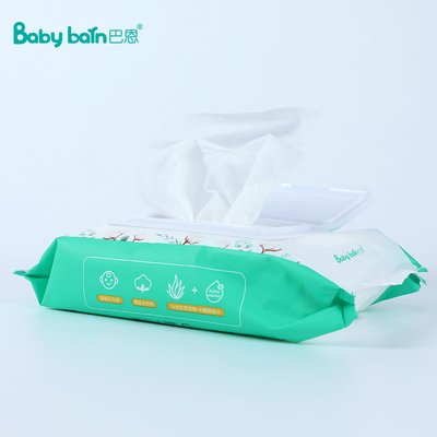 Kenyamanan Ramah Lingkungan Tisu Basah Sekali Pakai Biodegradable Untuk Bayi Dan Dewasa