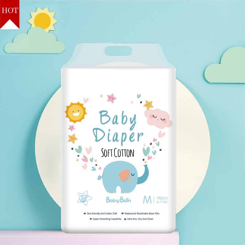 OEM Popok Bayi Sekali Pakai Popok Biasa Popok Bayi Baru Lahir Kelas A