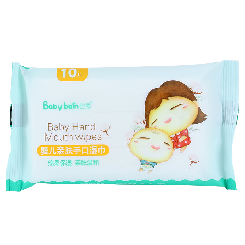 Label pribadi sekali pakai terbaik yang kompetitif sensitif OEM bayi tangan dan mulut membersihkan air tisu tisu basah