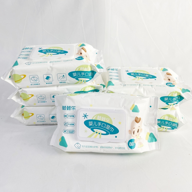 Baby Wipes Natural Wipes Soft Organic Water Wet Baby Wipes untuk tisu basah bayi