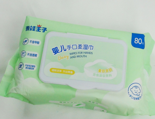 Tisu Basah Bayi Kustom, Sampel Air Gratis, Tisu Basah Bayi Organik