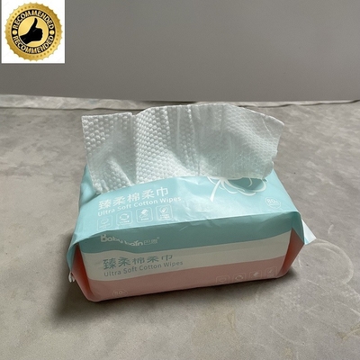 80 pcs Tisu Kering Sekali Pakai Super Lembut Tisu Wajah Non Woven