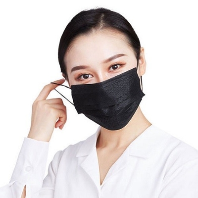 OEM Earloop Disposable Face Mask Nonwoven Plastic Covered Aluminium