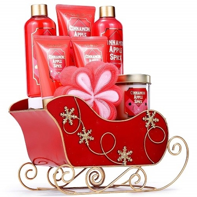 Penggunaan Sehari-hari Kemasan Botol Plastik Shower Gel Gift Set Strawberry Fragrance
